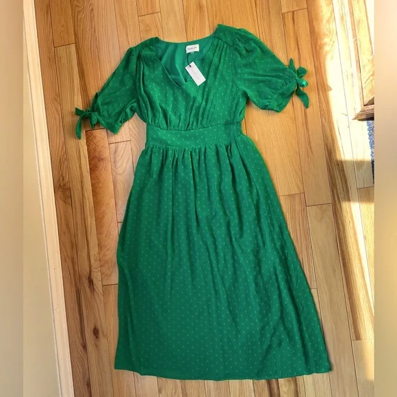knee length dresses for ladies Alma Satin Midi Dress main image 0